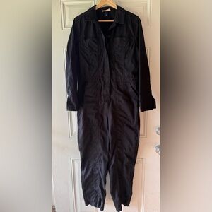 🎯60% OFF! Universal Thread Black Cotton Utility Jumpsuit Coveralls